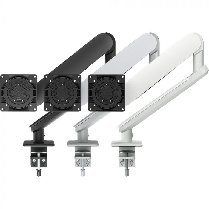 Ora LCD Arms Black White Silver