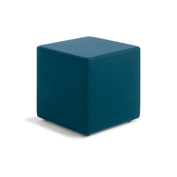 Cube Ottoman-Ergostyle Ergonomics Blue