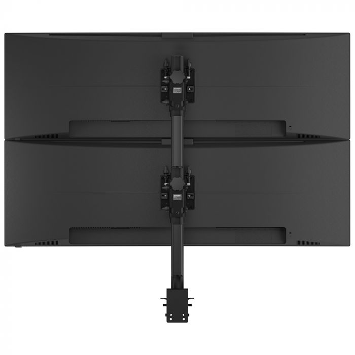 Dual 49" Curved LCD Screen Bracket Black