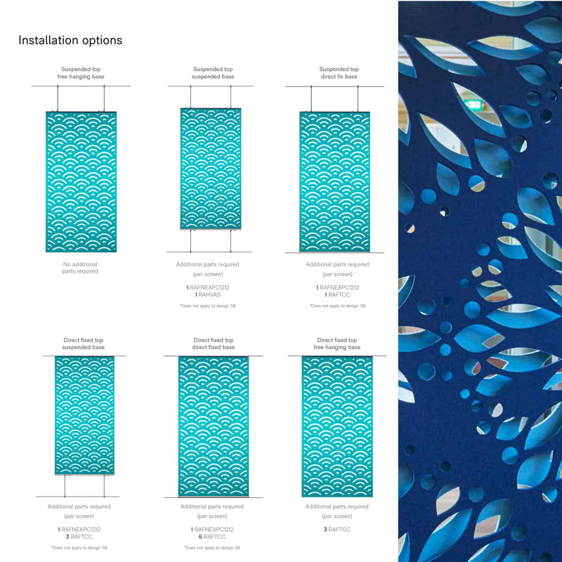 Cascade-Acoustic-Screens-Installation-options