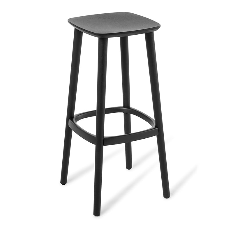 The Babila stool - high - Black Ash