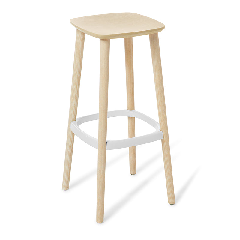 The Babila stool - High - bleached ash