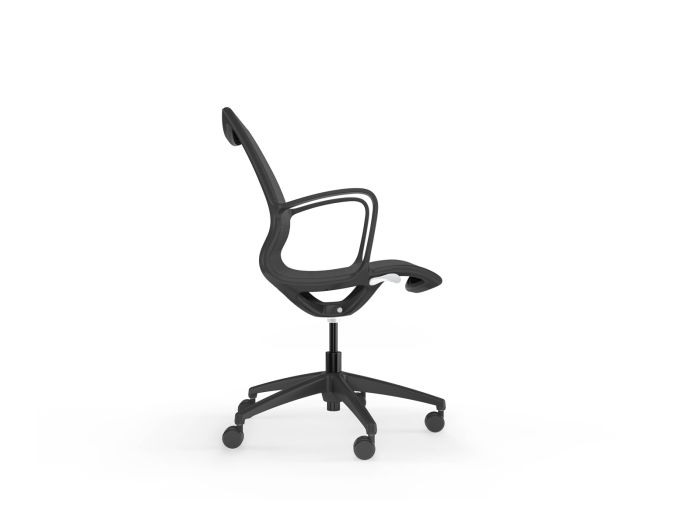 Side view of the Huracan Mesh Chair