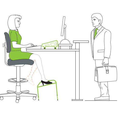 high footstool  for tellers - footstool ottoman - foot rest stool