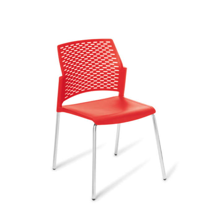 Punch Stackable Chair - Red
