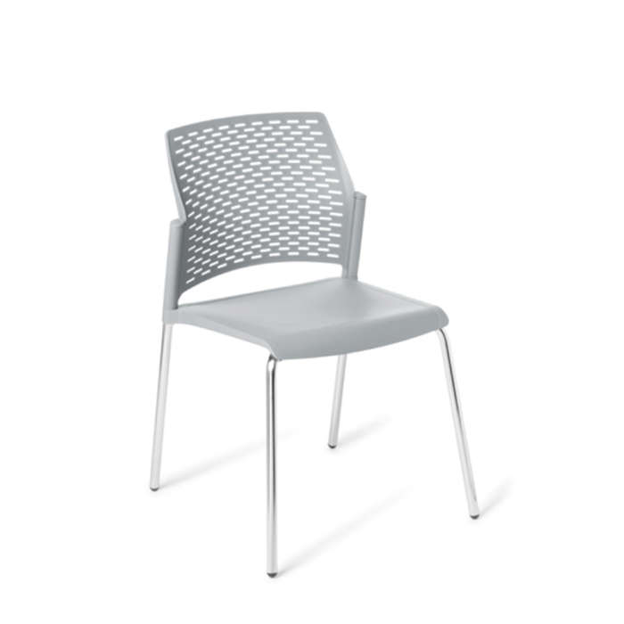 Punch Stackable Chair - Smoke