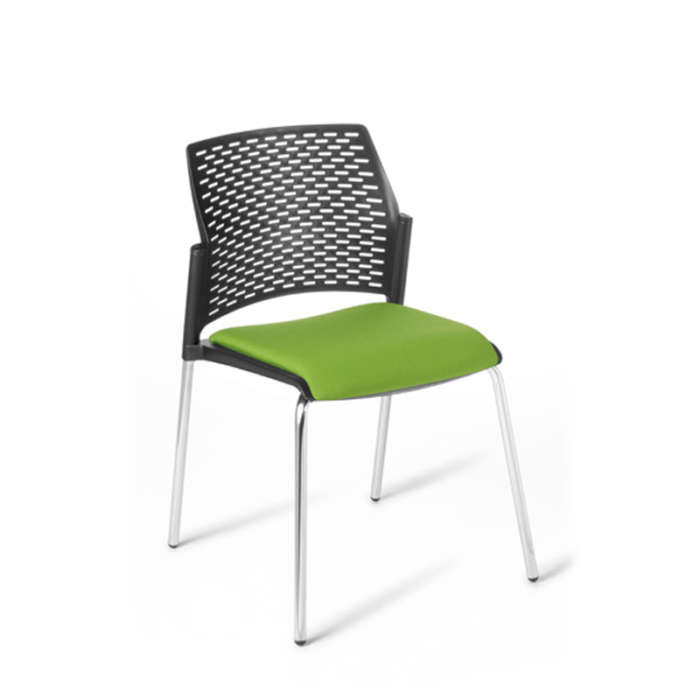 Punch Stackable Chair - Upholstered Seat