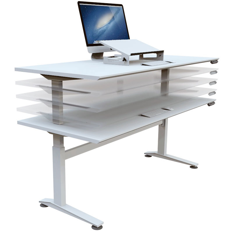 Sit Stand Desk To Workstation Standing Gro Desk