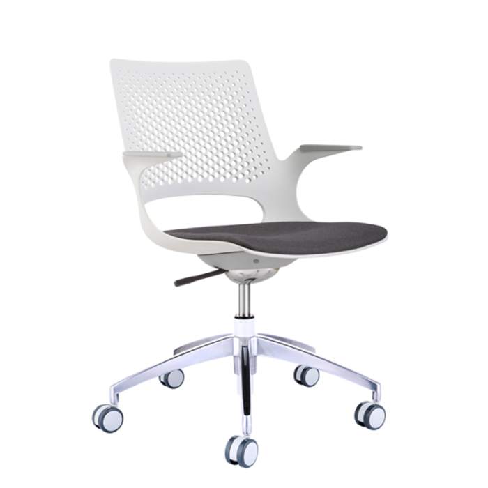 Konfurb Harmony Chair Light Grey Front Ergostyle