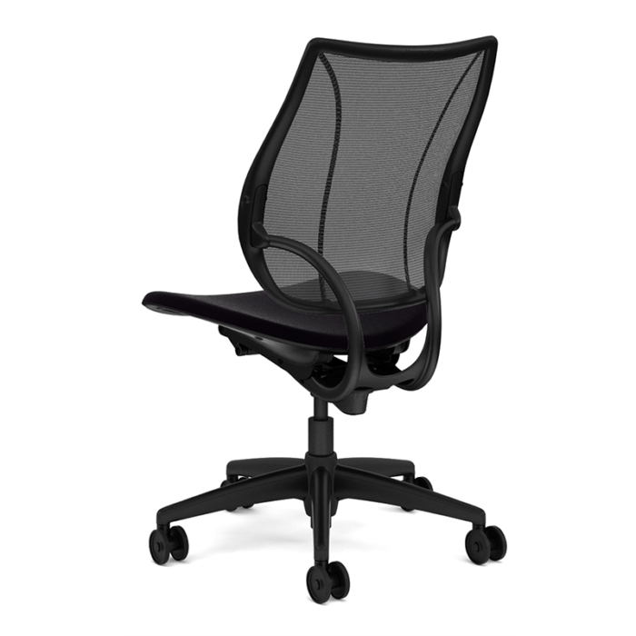 Humanscale Liberty Chair Black armless side view