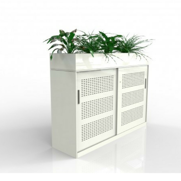 The Slider Storage with planter box