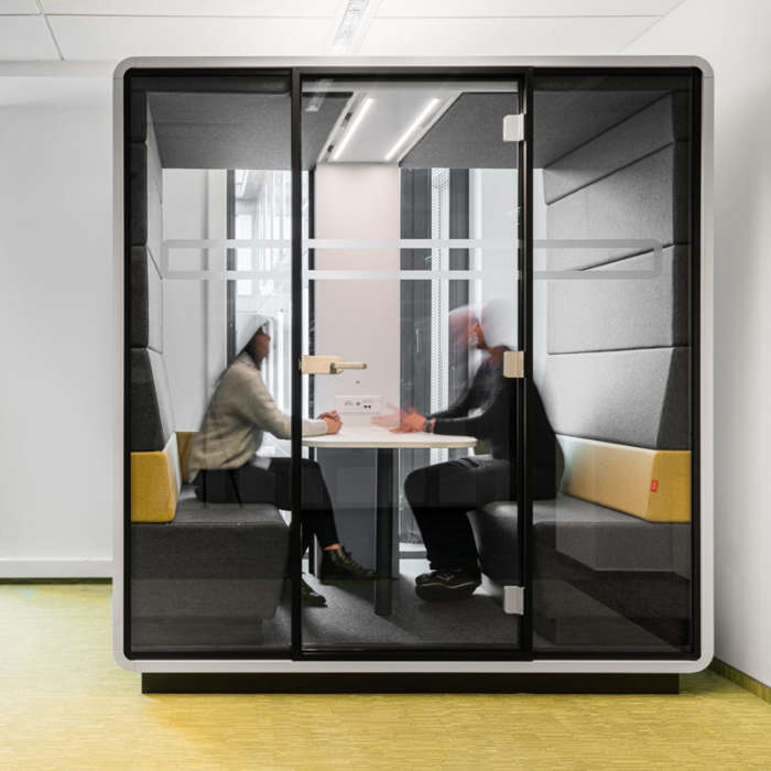 Hush Meet yellow office interior