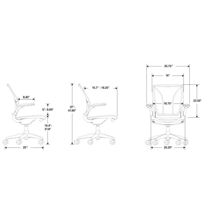 Humanscale World Chair Specs