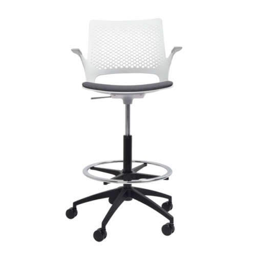 Konfurb Harmony Drafting Chair -Ergostyle (White)