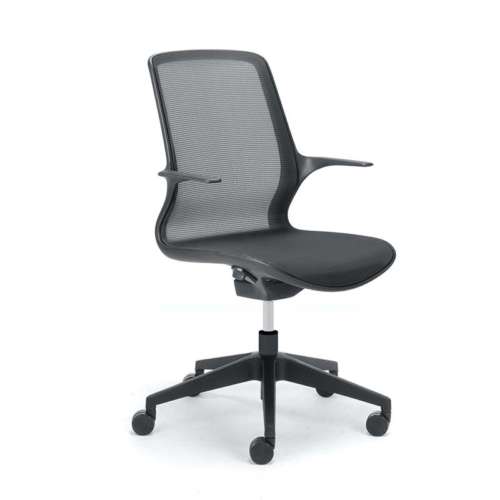 Ovidio Chair black 5-star base-ergostyle