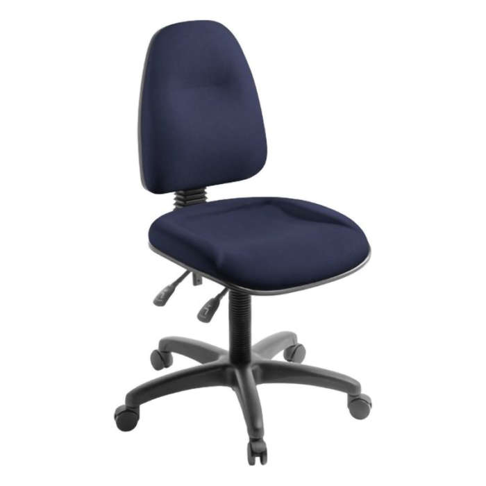 Spectrum 200 Heavy Duty Chair High Back Navy Blue, ate Ergostyle Ergonomics