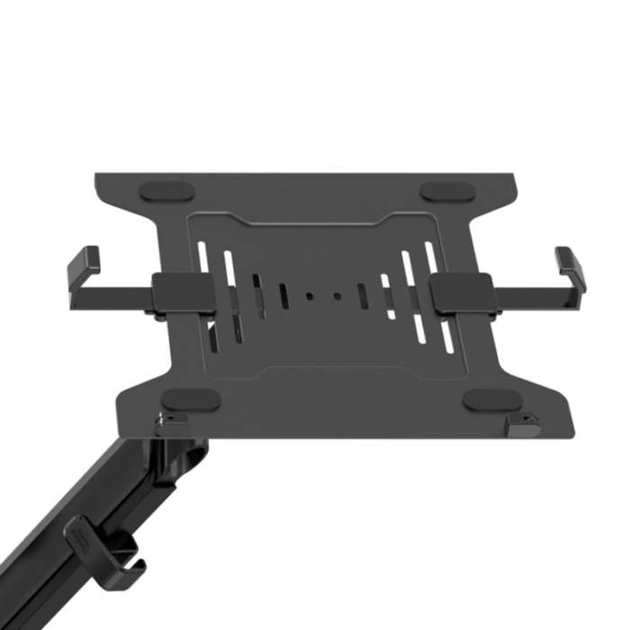 Vader Monitor Arm System addon laptop tray