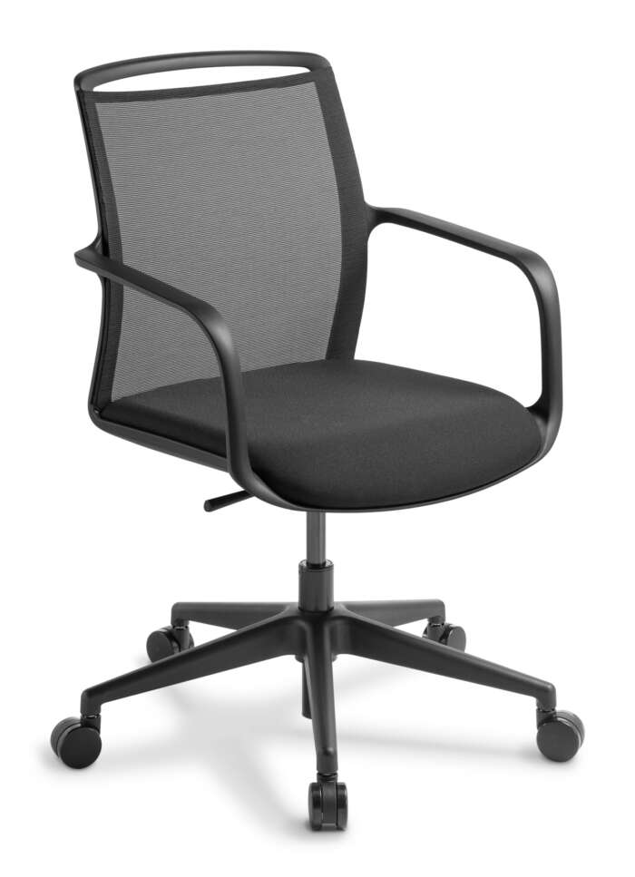 Summit Meeting Chair (Black Seat Upholstery)