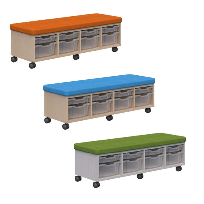 Ako Sit and Store - Storage seating for classroom and education
