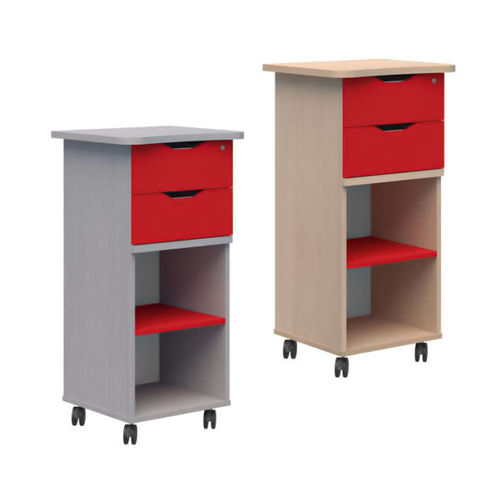 Ako Teacher Station Pillarbox Red