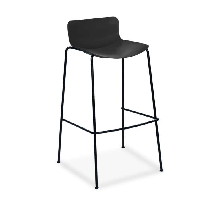 Aurora Black Barstool