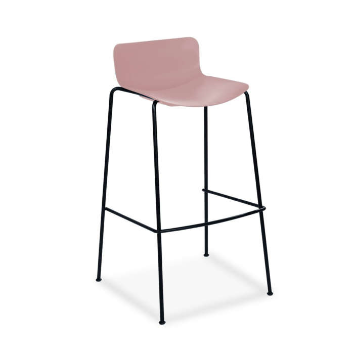 Aurora Powder Pink Barstool