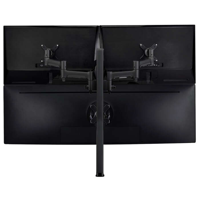Triple monitor Stack LCD Arm - black