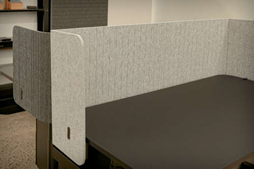 Booth Desk Panel - Rigt Angled Corner