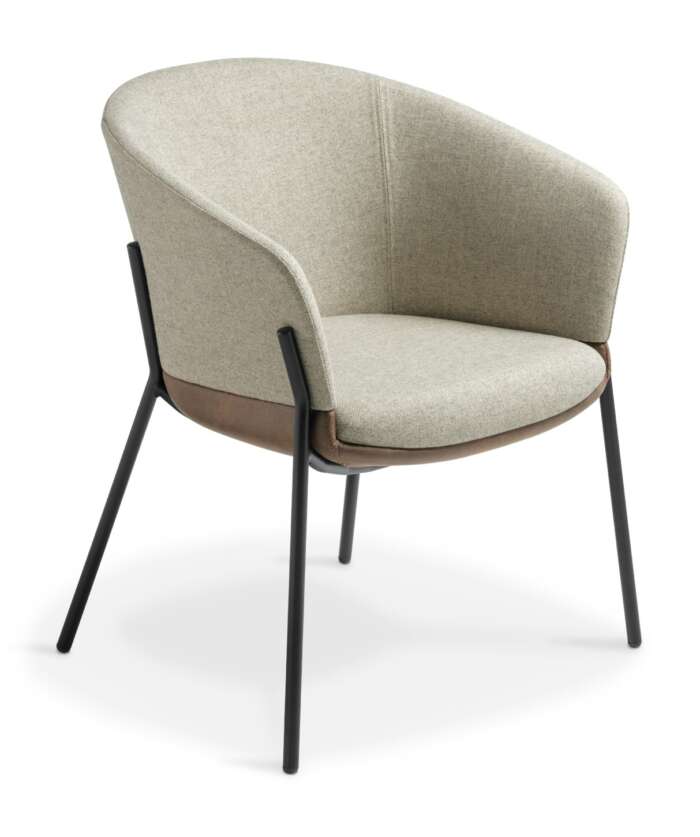 Lilah Soft Seating in Flax & Bison coloured fabric